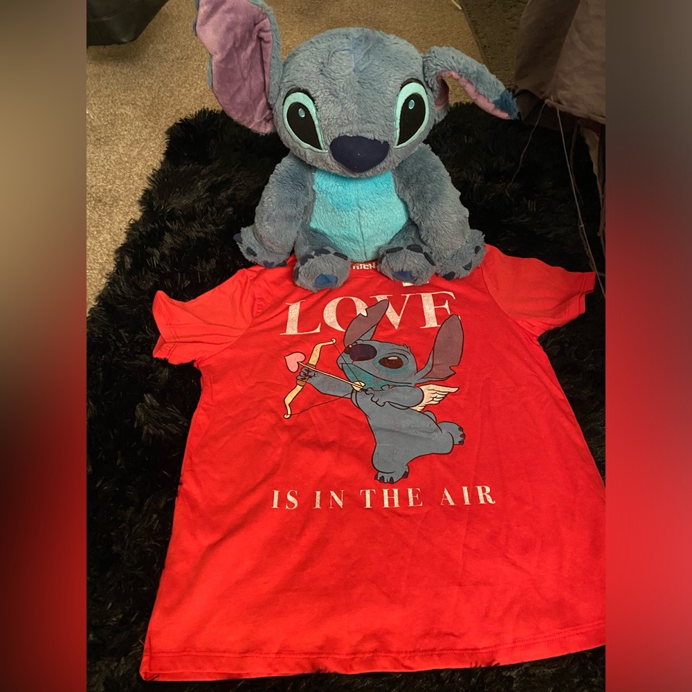 Stitch ❤️ T-Shirt & Disney Stitch Stuffed Animal